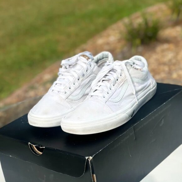 Vans Old Skool True White (Size 9.5 mens) - Picture 3 of 7